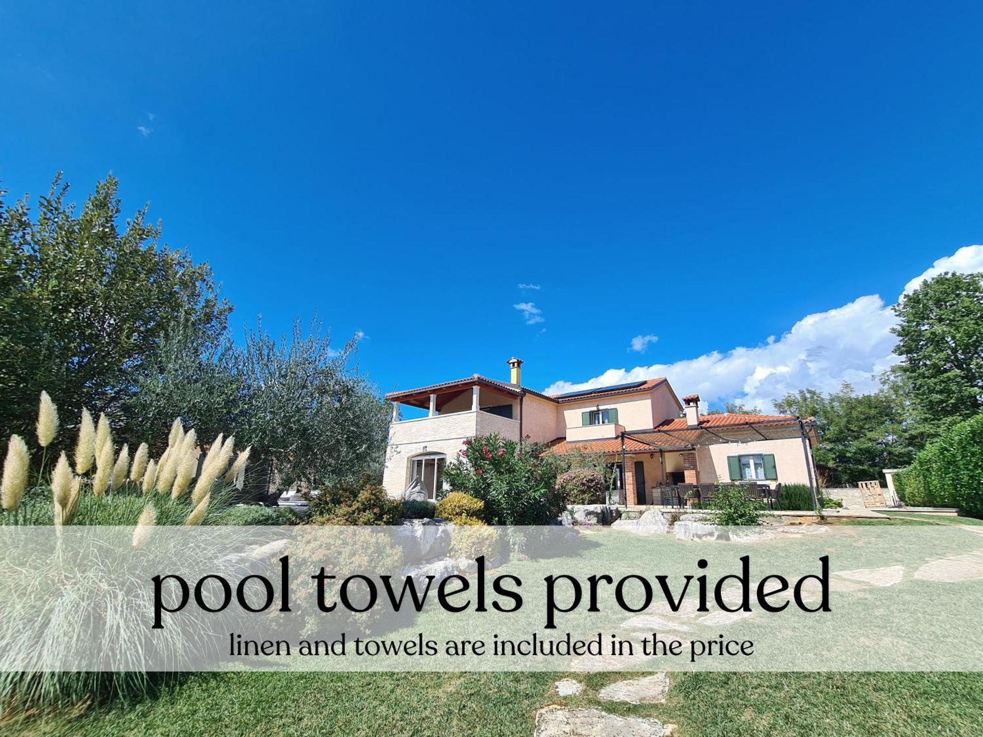 Spacious Villa With Pool, Indoor Jacuzzi And Sauna Near Porec Višnjan Zewnętrze zdjęcie