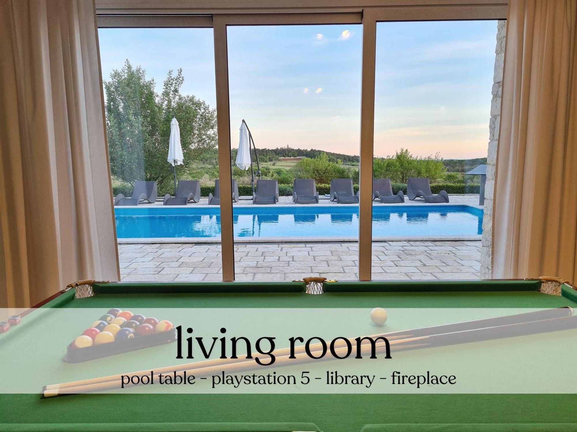 Spacious Villa With Pool, Indoor Jacuzzi And Sauna Near Porec Višnjan Zewnętrze zdjęcie